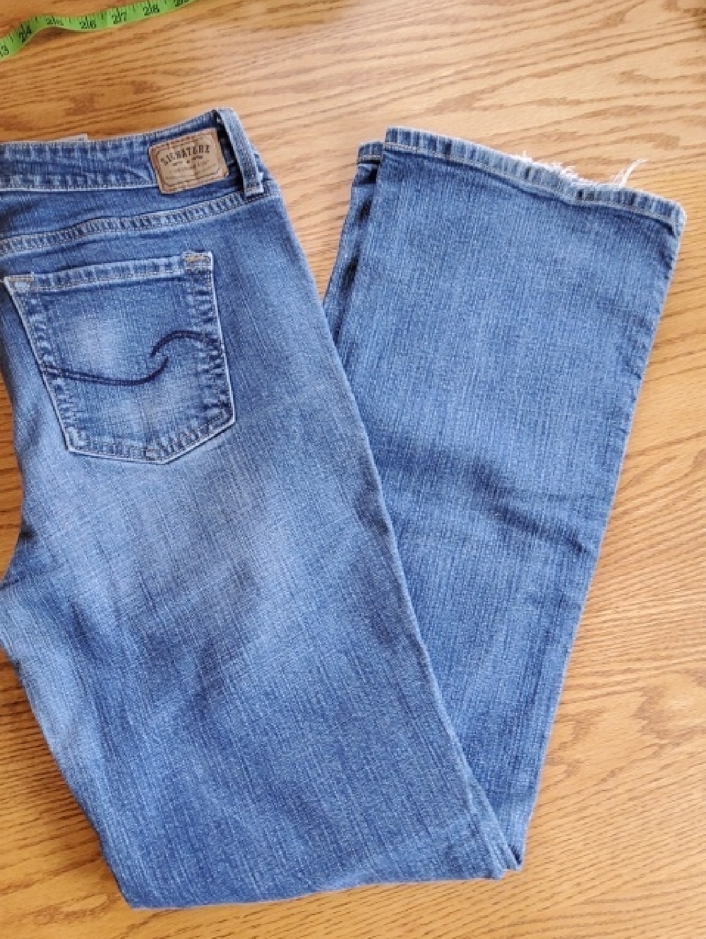 59 Signature by Levi Strauss Medium Blue Low-rise Boot-cut Women's Jeans SZ 14 L